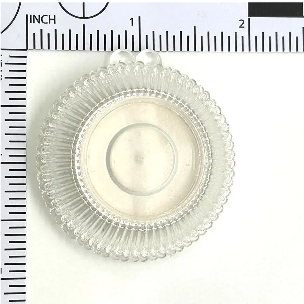 Vintage Clear Lucite MCM‎ Baby Ring Presentation Box